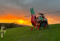 Walker airlifted to hospital after 40-metre fall at waterfall