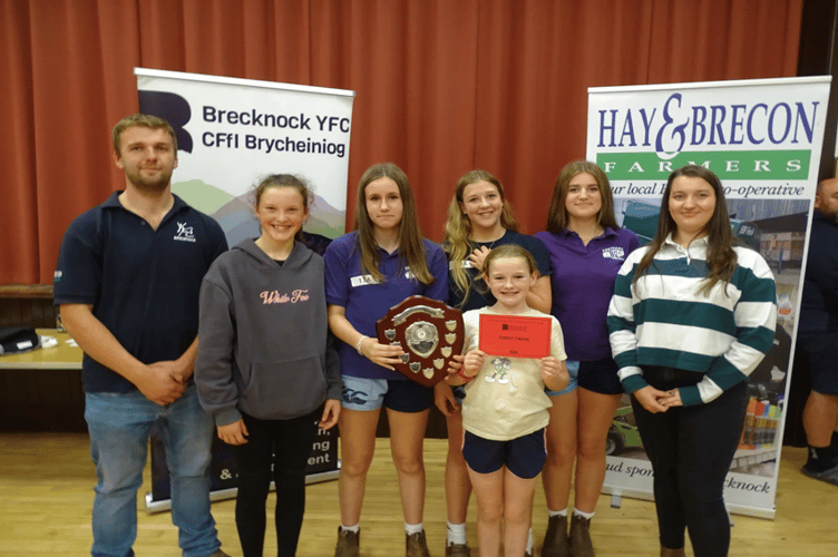 The Pontfaen A team were the overall winners at Brecknock's 'Have a Go' competition