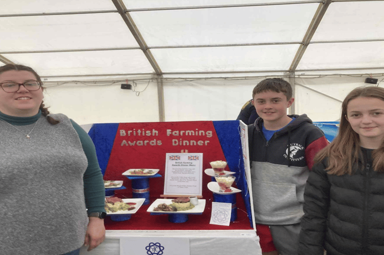 Henry Davies, Sian Healey and Cari Bufton at the cooking competition