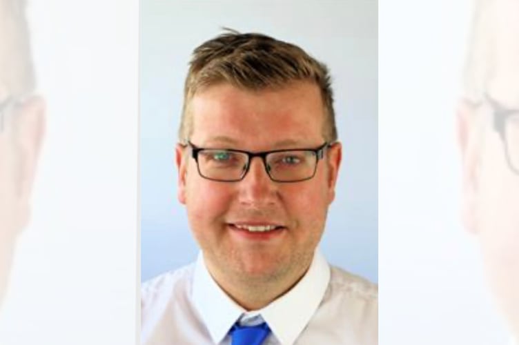 Cllr Karl Lewis, Reform UK who represents Llandinam with Dolfor