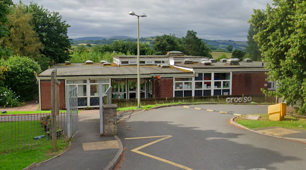 The Cradoc campus of Ysgol Golwg Pen y Fan, where pupil numbers have fallen and its future is under review by Powys County Council