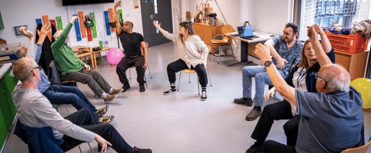 Powys Teaching Health Board’s Express Yourself programme uses arts and creativity to support adults with communication difficulties