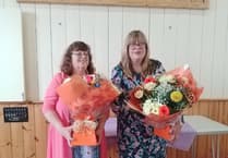 Marian and Jenny recognised for decades of service to village