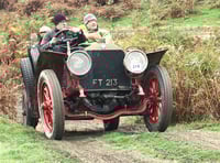 Vintage wheels roar across Radnorshire