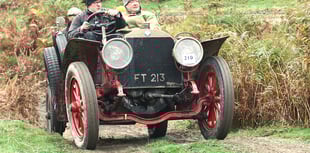 Vintage wheels roar across Radnorshire