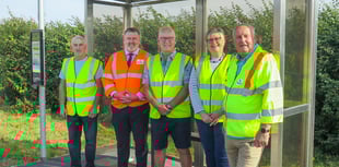 Local efforts bring bus shelter to Cilmery