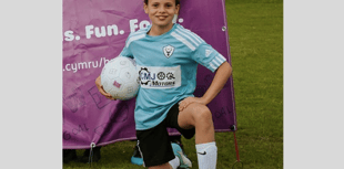 11-year-old Brecon footballer earns place in regional squad