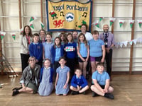 Ysgol Gynradd Pontsenni awarded Cymraeg Campus Silver Award