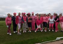 Cradoc Golf Club ladies raise £440 for Breast Cancer Wales