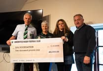 Gwernyfed RFC marks 60 years with charity donations