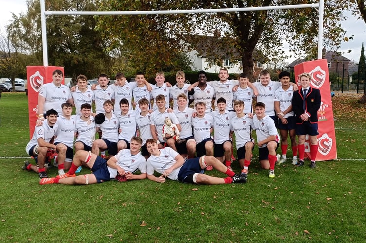 The winning Llandovery squad