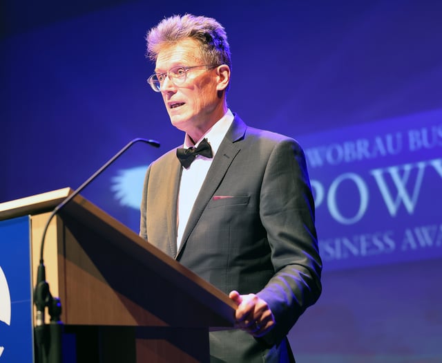 Council leader thanks Powys businesses for building a dynamic economy