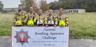 Top spot for firefighters at challenge event