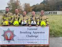 Top spot for firefighters at challenge event