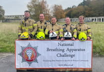 Top spot for Mid and West Wales firefighters at challenge event