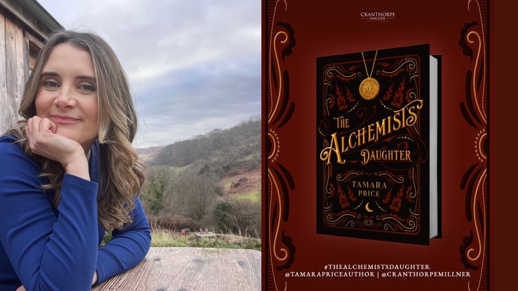 Tamara Price, who runs a book club in Hay-on-Wye, will publish The Alchemist’s Daughter with Cranthorpe Millner Publishers on the 28th October 2025.