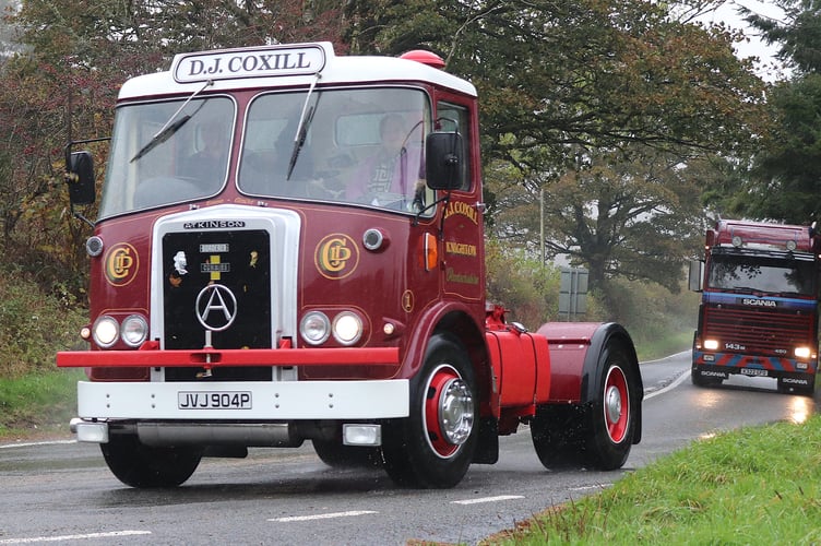 Knighton's Dave Coxill with his Atkinson