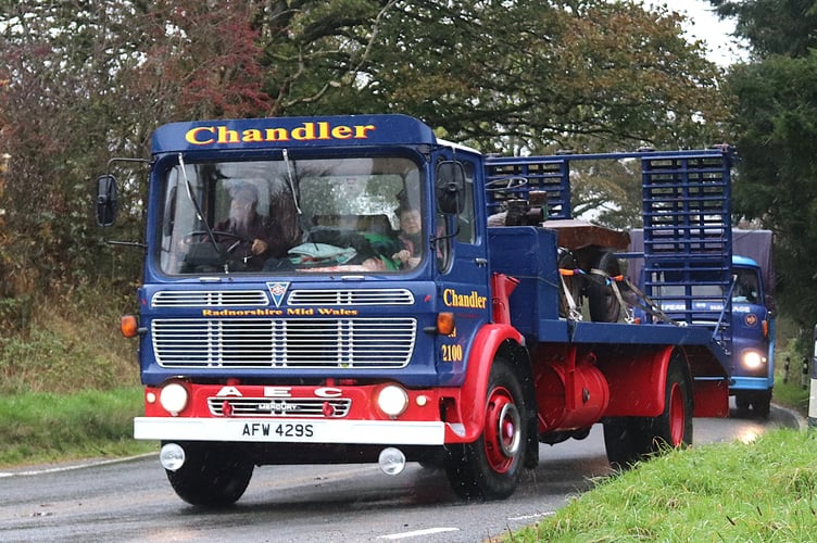 Mike Chandler of Llandrindod Wells with his AEC Mercury