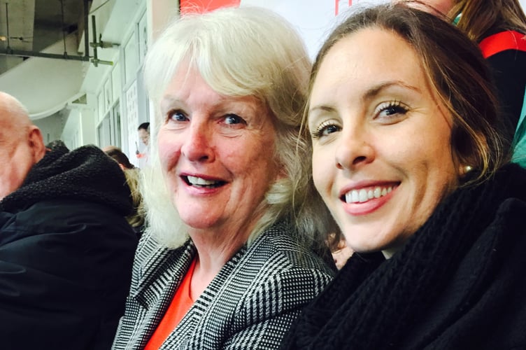 Rachel and her late mum, Liz