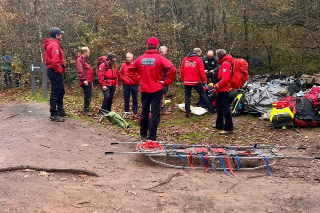 Walker rescued in team's 160th callout of the year