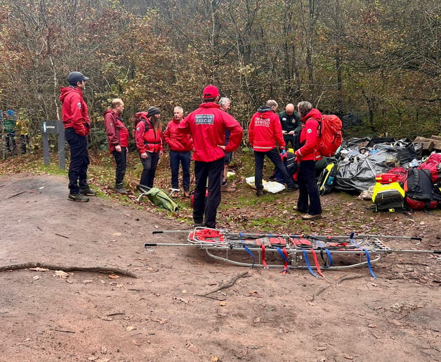 Walker rescued in team's 160th callout of the year
