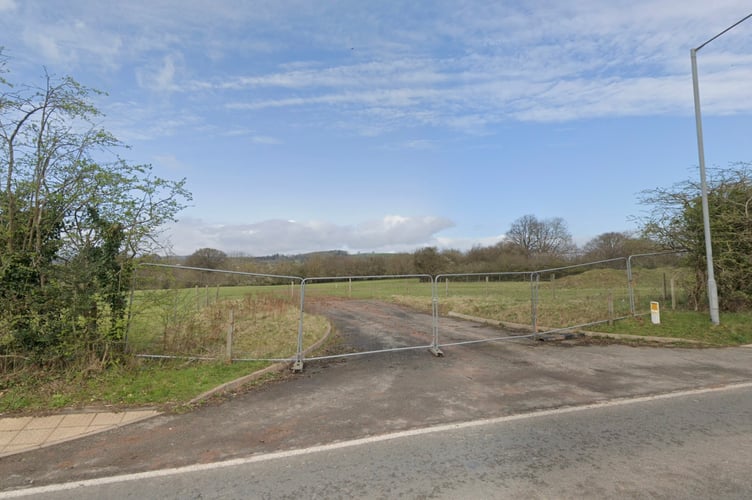 The site in Talgarth where 43 affordable homes could be built by Pobl Group