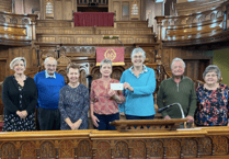 Flower festival raises £1,100 for Brecon Dial-a-Ride