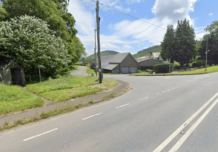 The collision took place near the A44/B4362 junction at Walton