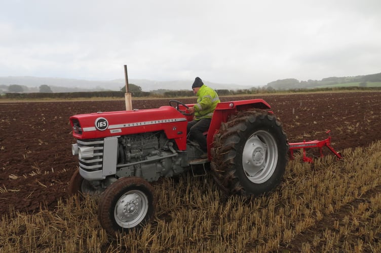 A fine turnout of tractors helped make light work of the field