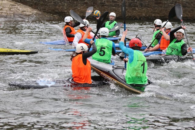 Charity canoe polo tournament honours Brecon sportsman Iwan Lavis