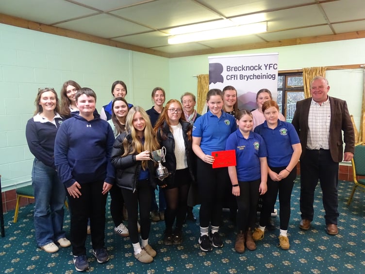 It was a day of competition and celebration for Brecknock’s young farmers at Hafod y Hendre