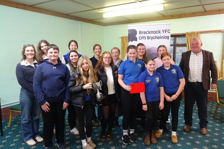 It was a day of competition and celebration for Brecknock’s young farmers at Hafod y Hendre