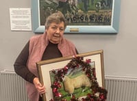 Ram sale stalwart receives framed painting in retirement