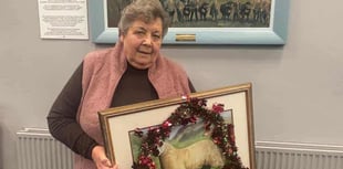 Ram sale stalwart receives framed painting in retirement