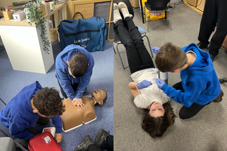 Year 4, 5 and 6 pupils complete Emergency First Aid training