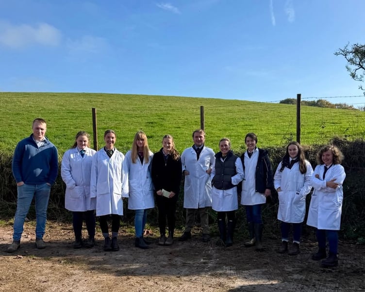 Sennybridge YFC stockjudgers showed their skills at Brecon Market’s Stockmans Day