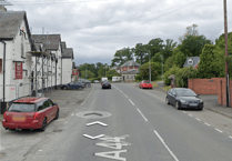 A44 at Penybont currently closed due to collision
