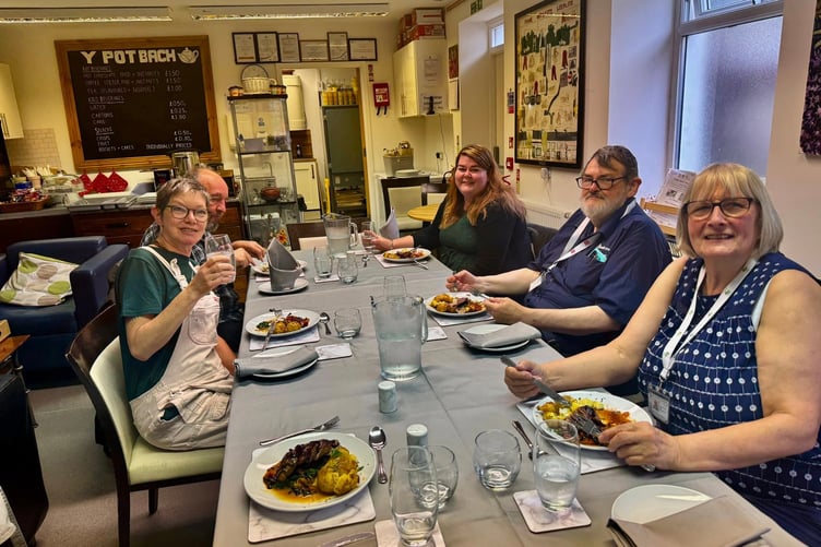 Grow Rhondda's Welcome Platter Lunch Club.