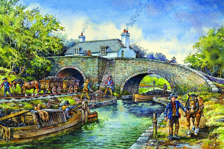 The double-arched bridge at Watton