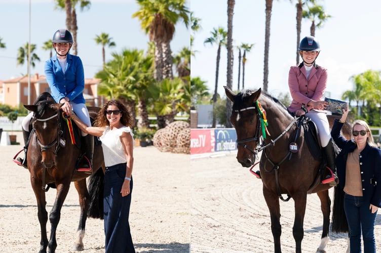 A Builth Wells resident has returned from a big win after competing in the Mediterranean Equestrian Tour competition.