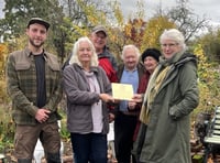 Presteigne Community Garden receives national recognition