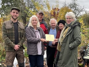 Presteigne Community Garden receives national recognition