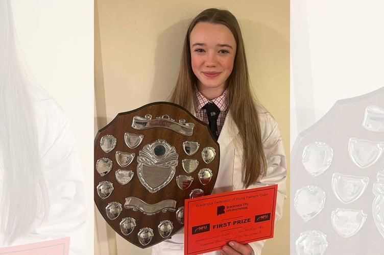 Connie was named Overall Best Stockjudge Under 16