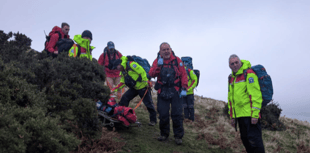 Brecon Mountain Rescue come to aid of sick and injured walkers
