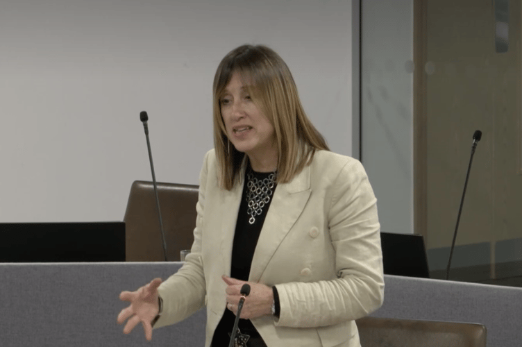 Jane Dodds MS speaking in the Senedd last week