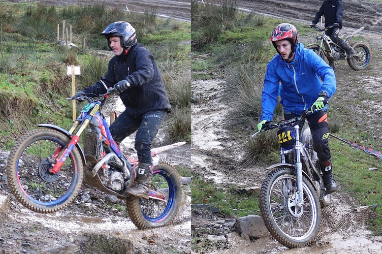 Left is overall winner Jason Galvin and right is Rhayader's Alex Walton
