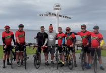 Cyclists raise £12k for Mountain Rescue Team with Land's End to John O'Groats ride