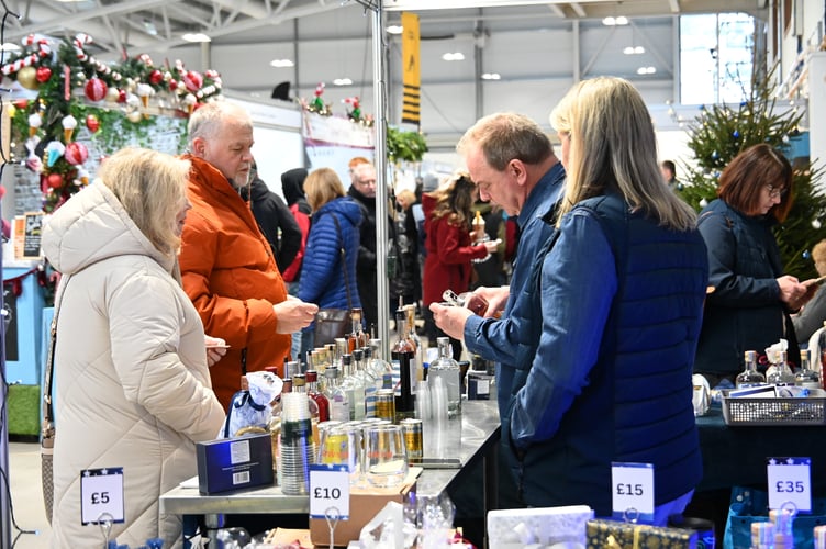 The Food Hall was once again bustling with shoppers sampling the finest Welsh food and drink produce