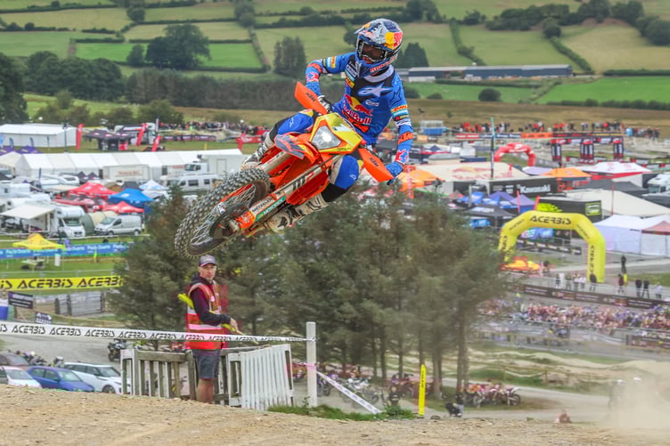 World Enduro Champion Josep Garcia pictured in action in the Enduro GP of Wales earlier this year
