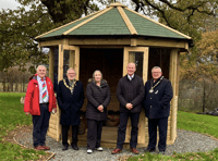 Former Wales Captain opens new outdoor classroom 